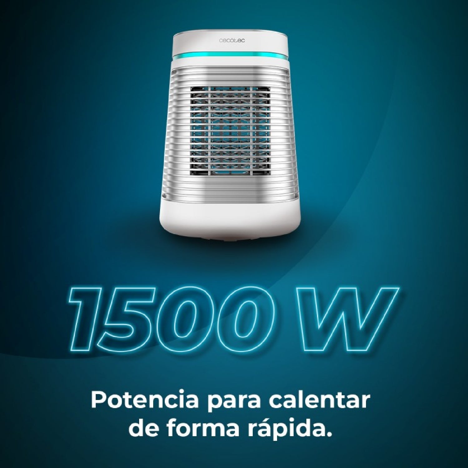 Cecotec Calefactor Cerámico De Sobremesa Readywarm 1550 Max Ceramic Rotate White_4
