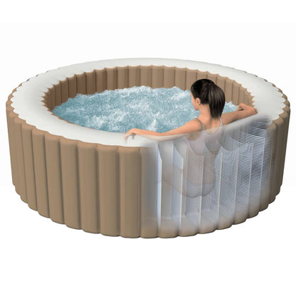 Intex Bañera De Hidromasaje Redonda Purespa 6 Personas 216x71 Cm_4