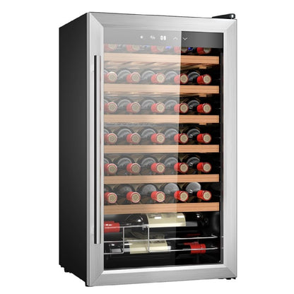 Vinoteca 34 Botellas Bolero Grandsommelier 34030 Inox Compressor, 80 L, Enfriamiento Por Compresor, Temperatura Regulable De 5 A 18ºc, Control Tácti_0