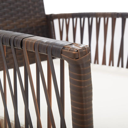 Vidaxl Sillones De Jardín Con Cojines 2 Uds Ratán Sintético Marrón_5