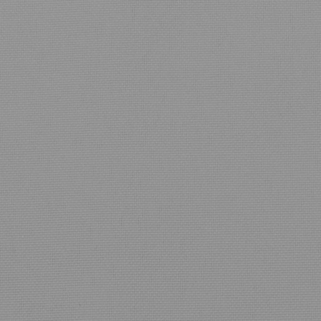 Vidaxl Cojín De Banco De Jardín Tela Oxford Gris 200x50x7 Cm_5