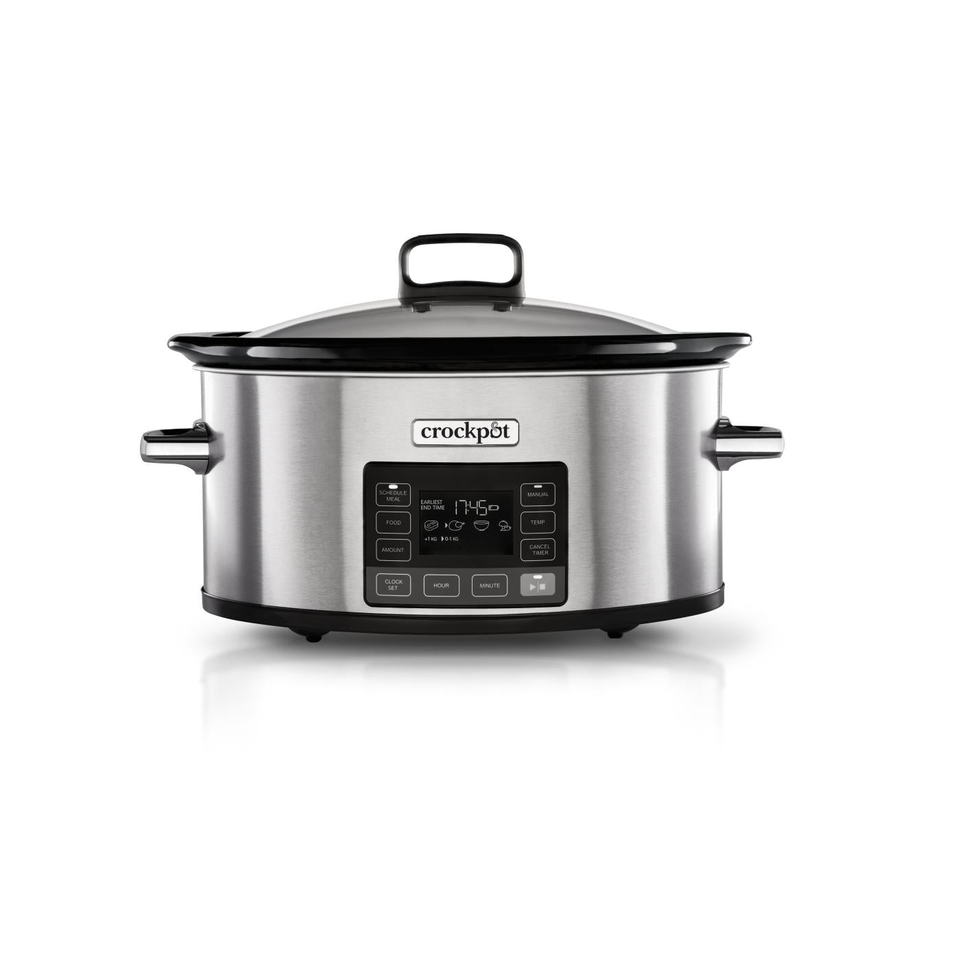 Panela elétrica digital Crockpot Timeselect 5,6L CSC066X