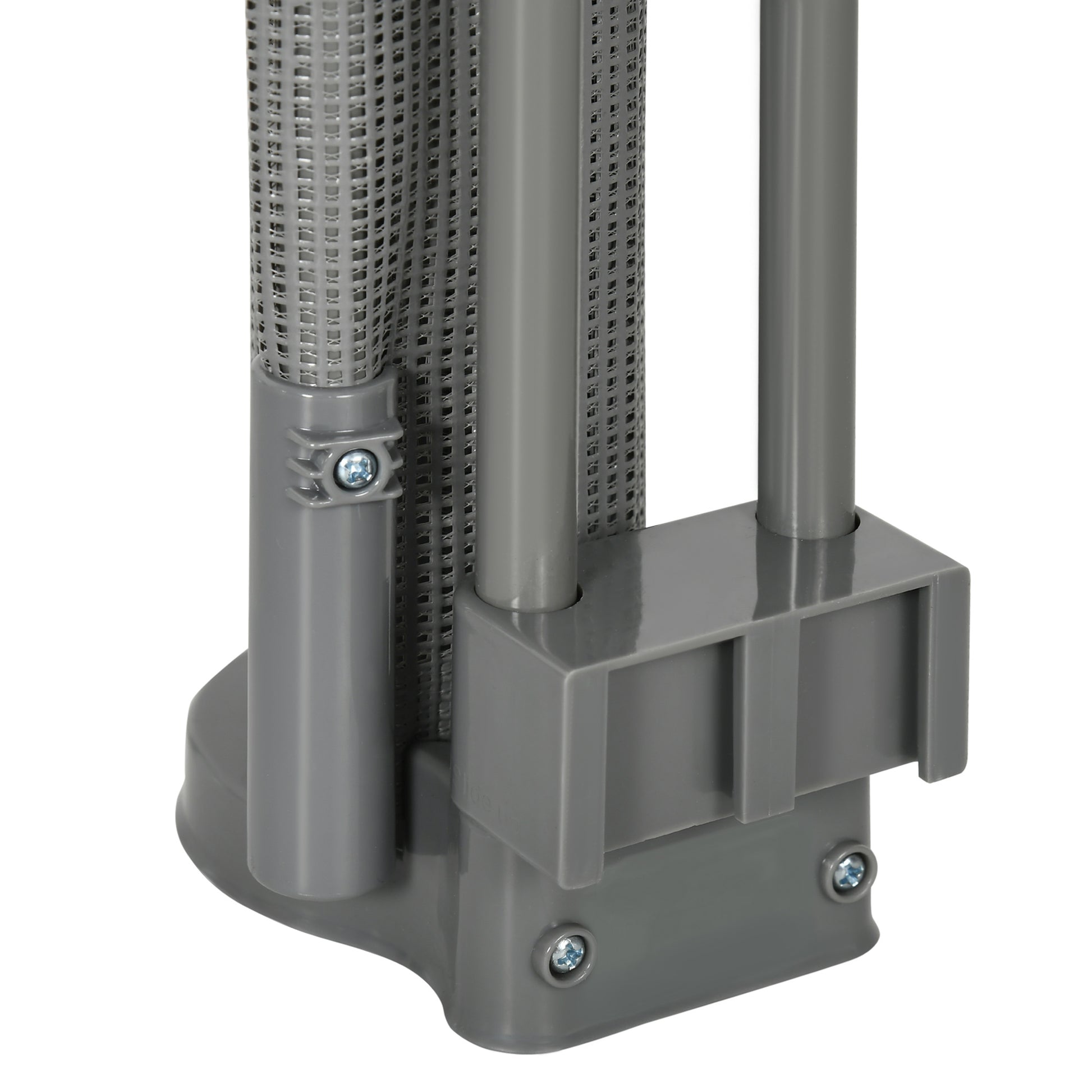 Pawhut Puerta De Seguridad Para Perros Extensible 0-150 Cm Para Escaleras Gris_4