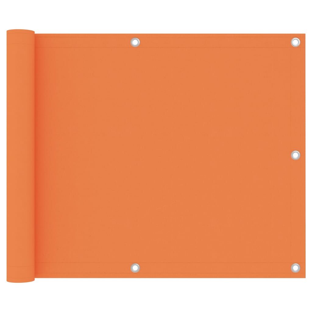 Vidaxl Toldo Para Balcón De Tela Oxford Naranja 75x600 Cm_0