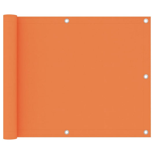 Vidaxl Toldo Para Balcón De Tela Oxford Naranja 75x600 Cm_0