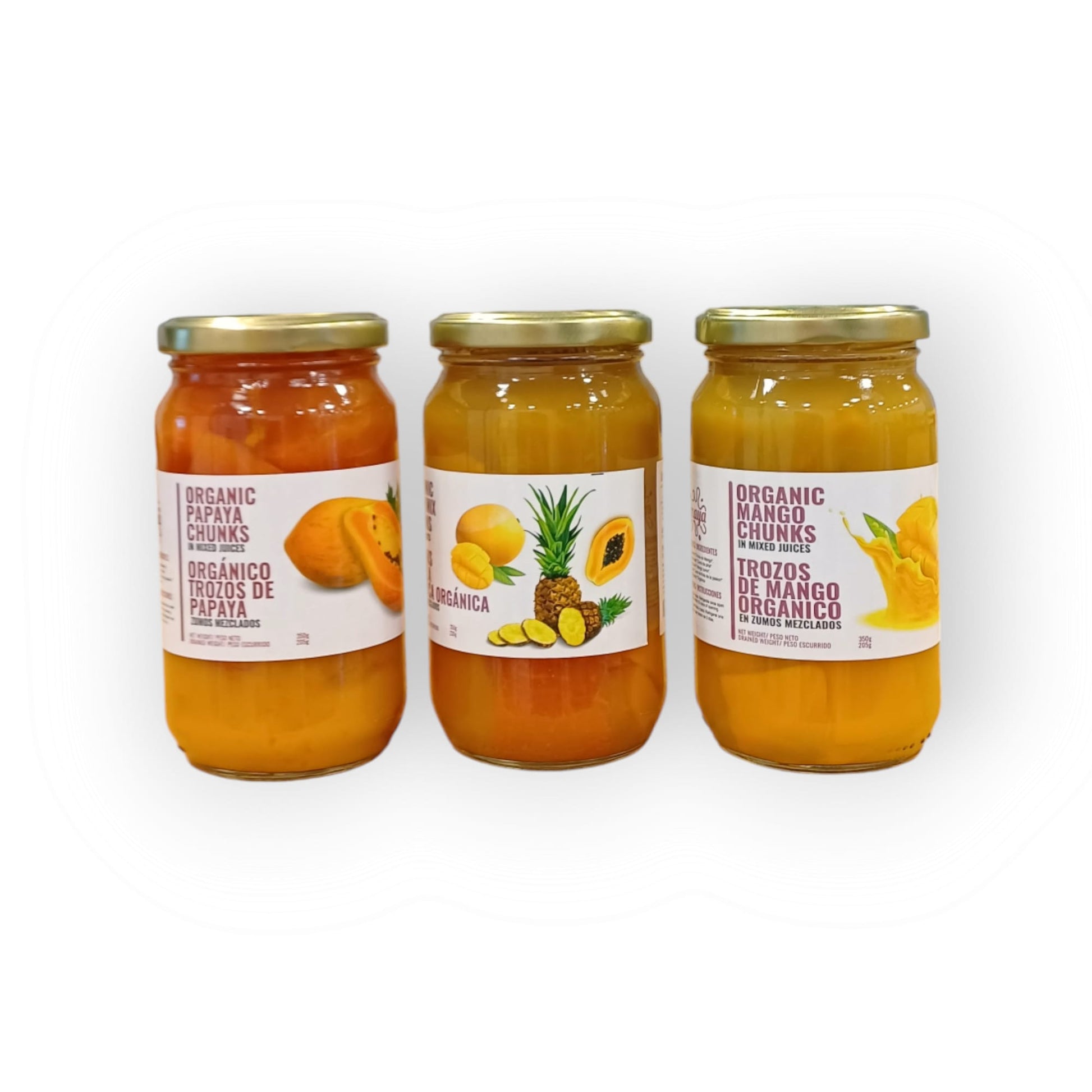 Mix Tropical/ Trozos De Fruta Con Zumo De Fruta Natural Maya Organic  350g_1