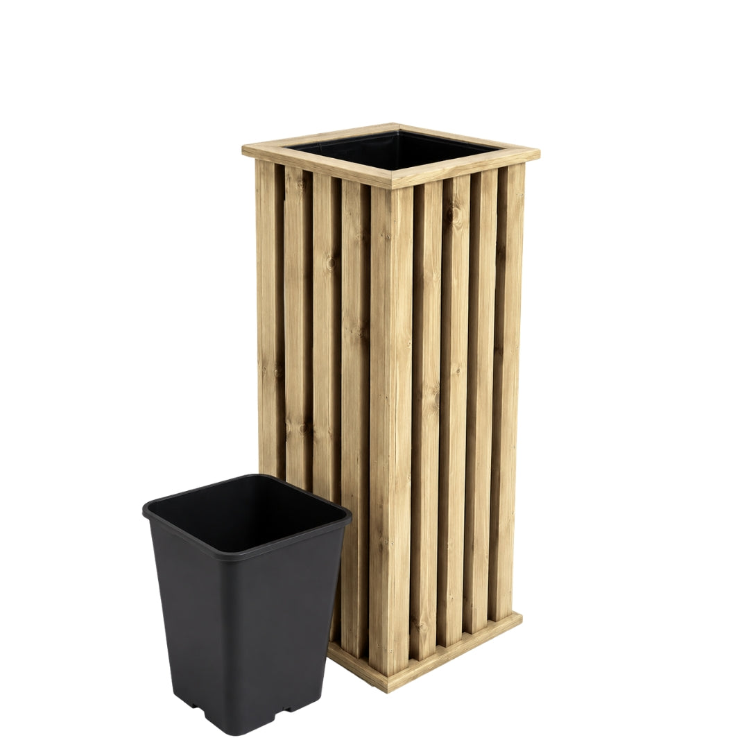 Jardinera Vertical Talia Planter 32,5x32,5x85 Cm Nortene_1