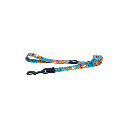 Correa Para Perro, Modelo Fusion De Rogz, Estampado Graffiti Azules. Talla Xl (39-64kg)_3