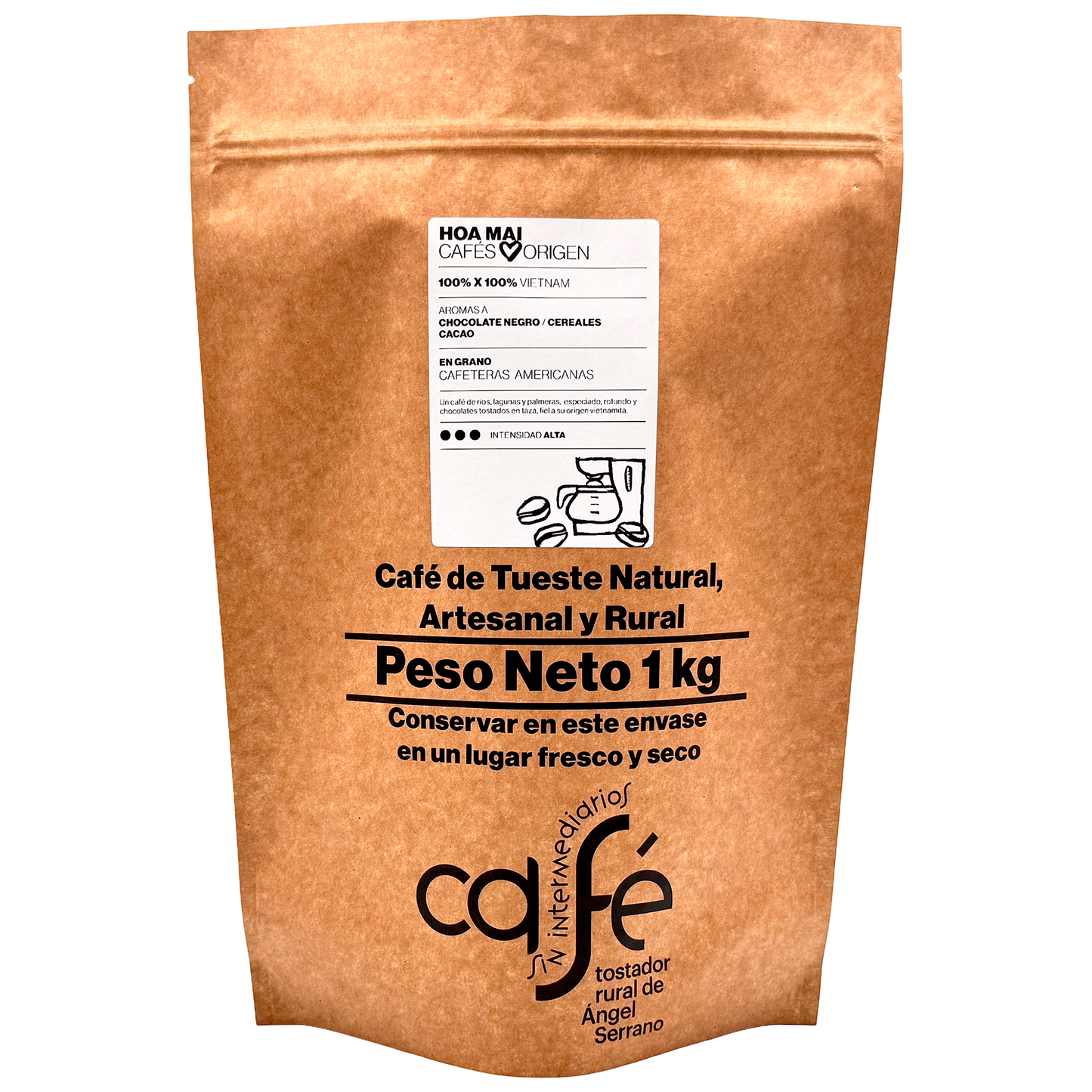 Cafe Sin Intermediarios Café Vietnam Hoa Mai En Grano Para Americana 1 Kg_0