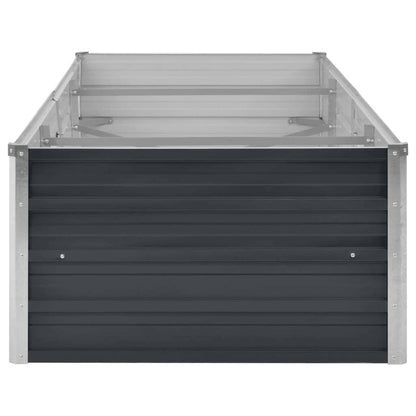 Arriate De Acero Galvanizado Gris Antracita 240x80x45 Cm_4