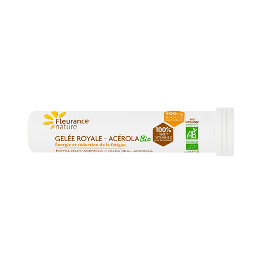 Jalea Real Acerola Eco Fleurance Nature 15 Tabletas Masticables_0