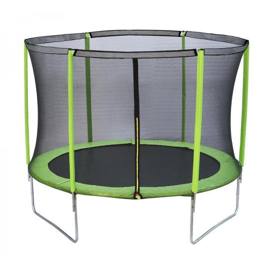 Cama Elastica Masgames Force 244 Con Red Protectora, Escalera Y Anclajes._0