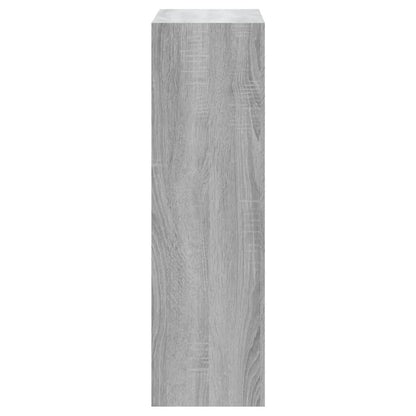 Vidaxl Mueble Zapatero Madera Contrachapada Gris Sonoma 63x24x81 Cm_4