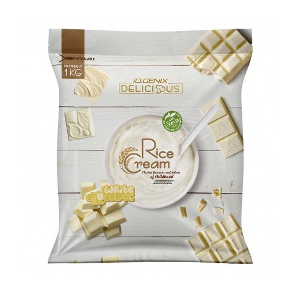 Rice Cream (crema De Arroz) - 1kg - Chocolate Blanco - Harina De Arroz - Io.genix_0