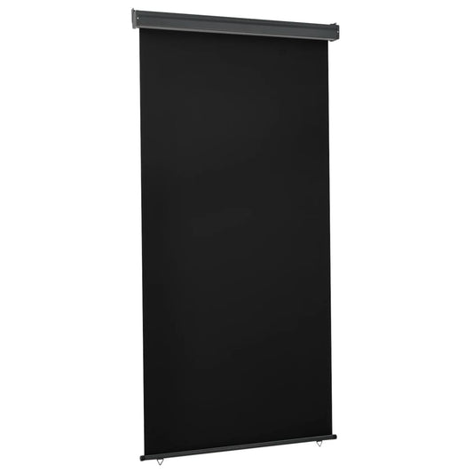 Vidaxl Toldo Lateral De Balcón Negro 122x250 Cm_0