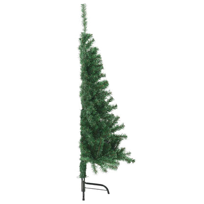 Vidaxl Medio Árbol De Navidad Artificial Con Soporte Pvc Verde 150 Cm_4