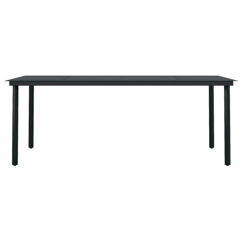 Vidaxl Juego De Comedor Para Jardín 9 Piezas Gris_5