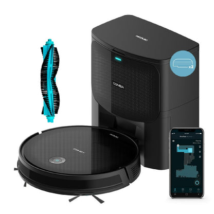 Cecotec Robot Aspirador Con Base De Autovaciado Conga 2299 Ultra Home X-treme. Tecnología Giroscópica 2100 Pa App Cepill_0