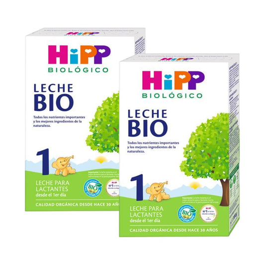 Embalagem x 2 Leite inicial 1 bio 0-6 meses HiPP 300 g