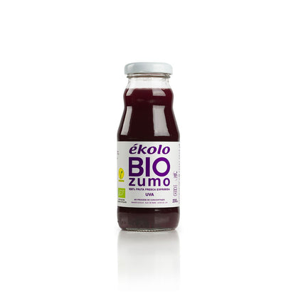 Ékolo 100% sumo de uva preta biológico espremido na hora 200ml
