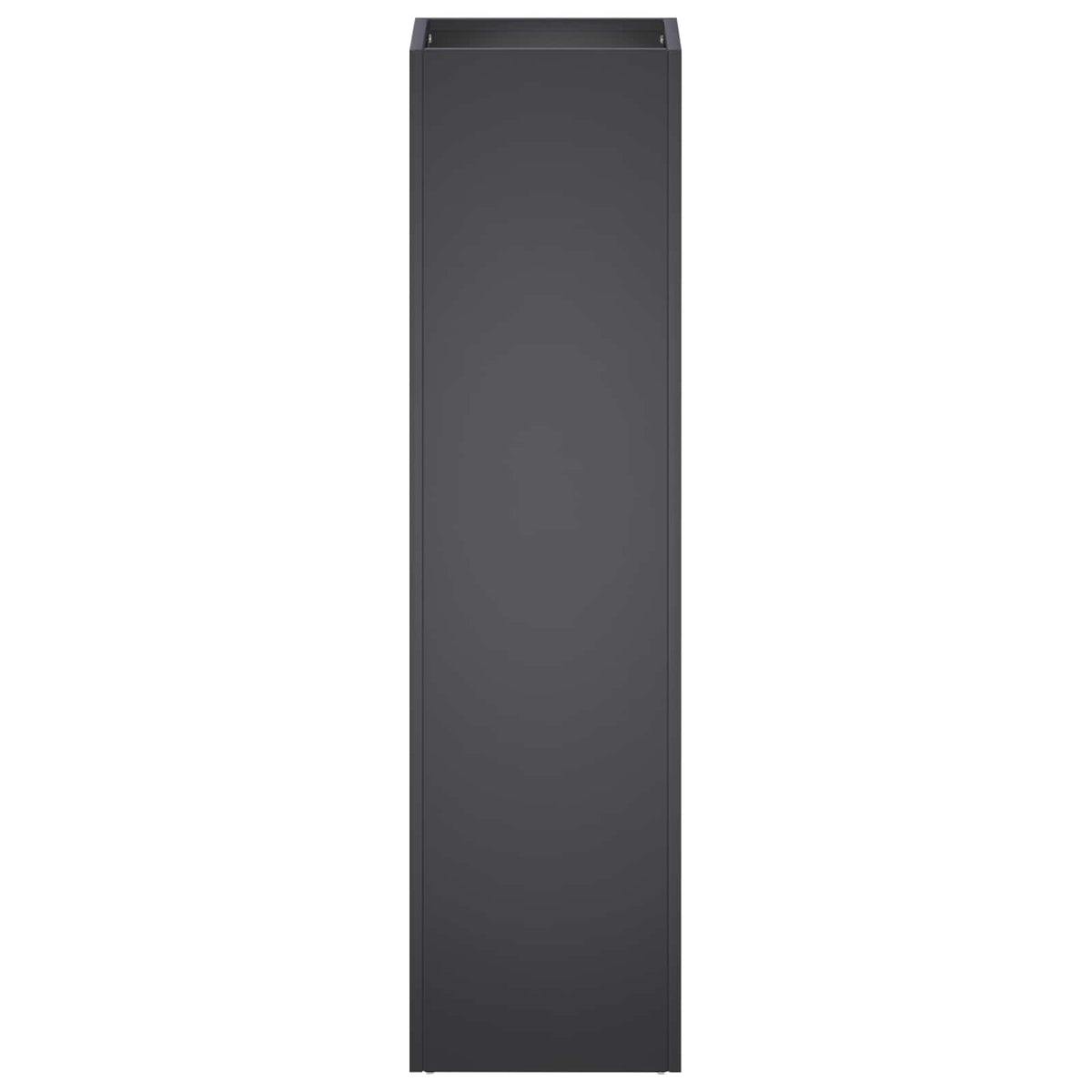 Macetero De Jardín 2 Uds. Negro 20 X 20 X 75 Cm_3