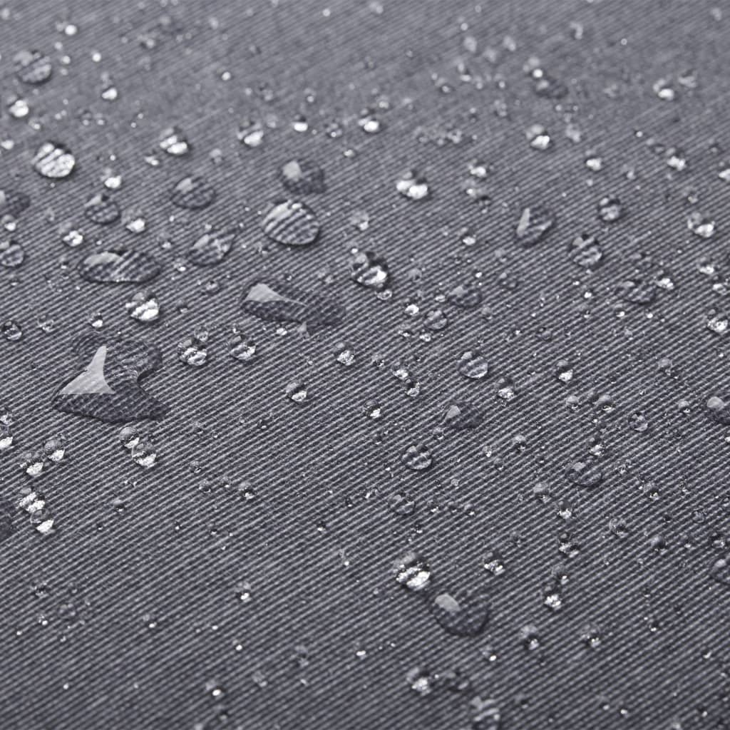 Madison Sombrilla De Jardín Redonda Flores Luxe Gris 300 Cm_1