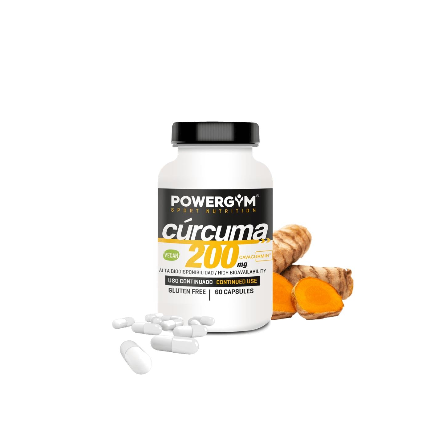 Cúrcuma Powergym 60 cápsulas