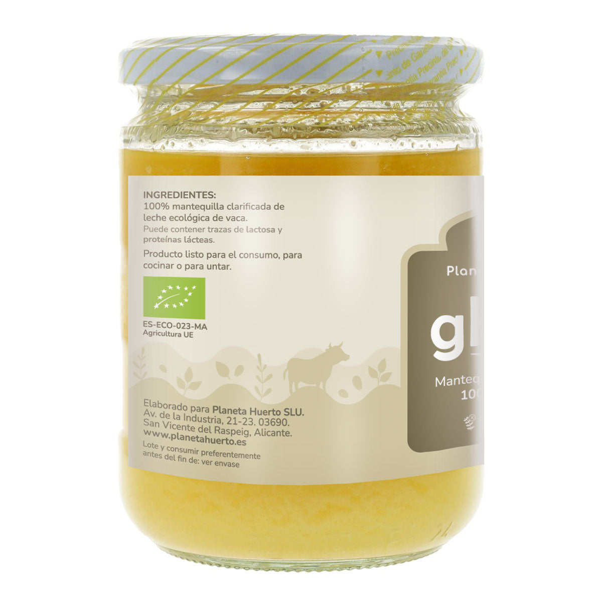 Manteiga clarificada Ghee ECO Planeta Huerto 850 g
