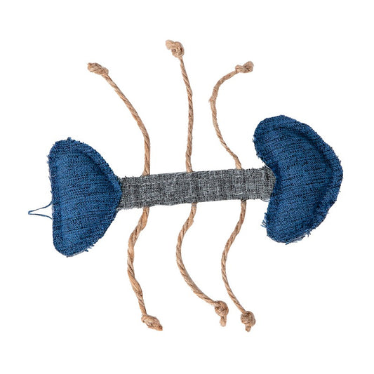 Brinquedo ecológico para gatos com catnip espinha de peixe Freedog