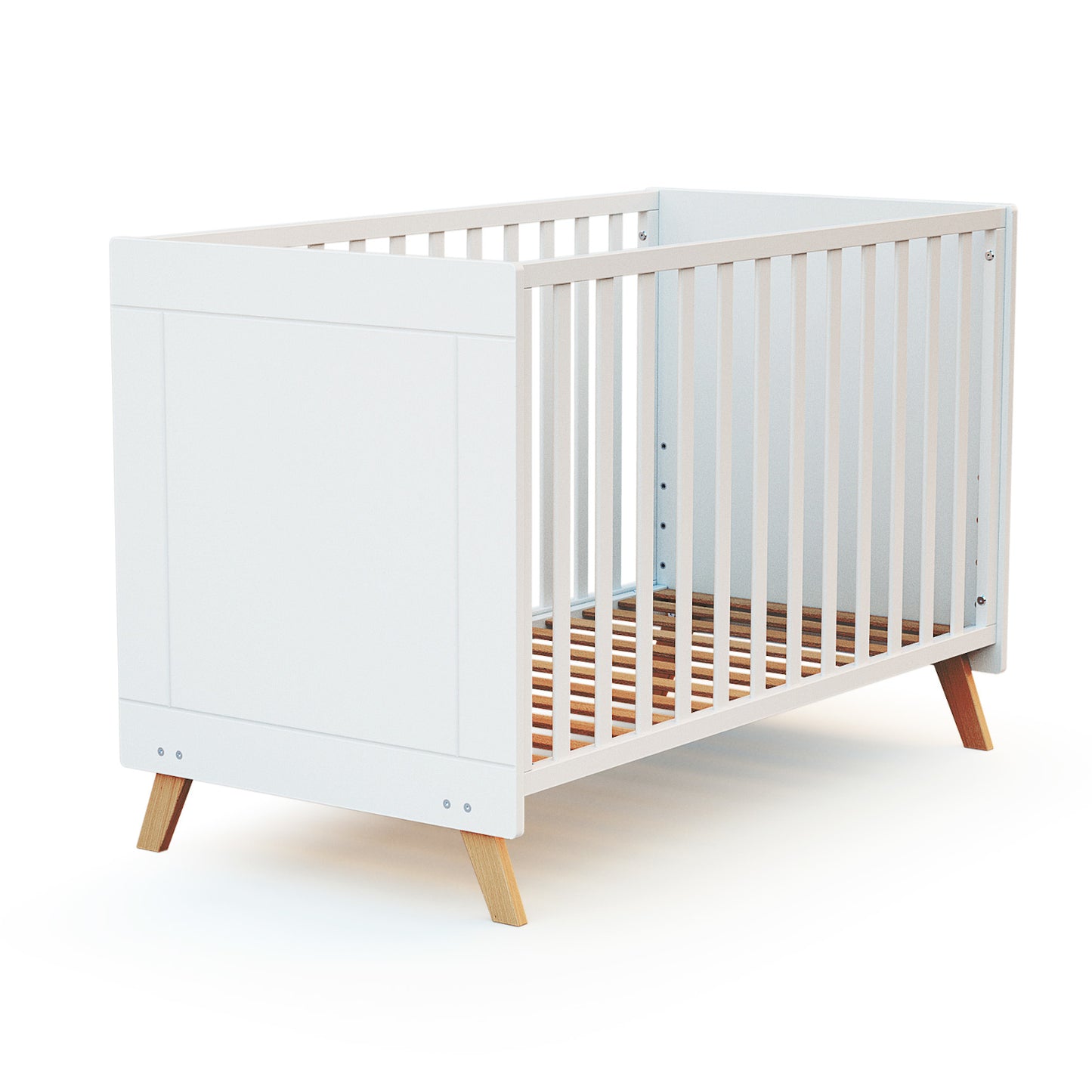 Cuna Bebé Sakura Con Colchón Morfeo, Convertible En Cama Infantil (kit Colecho Opcional)_1