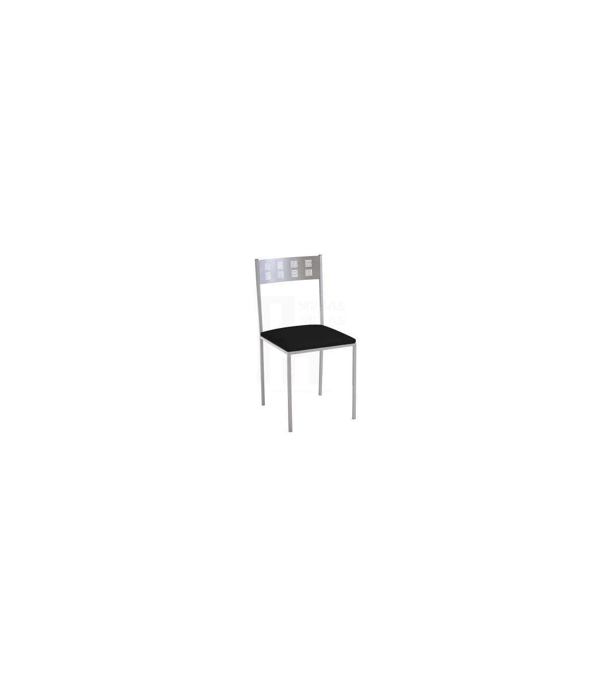 Pack De 4 Sillas Para Salón O Cocina Acabado Negro, 83 Cm(alto)46 Cm(ancho)39 Cm(largo)_0