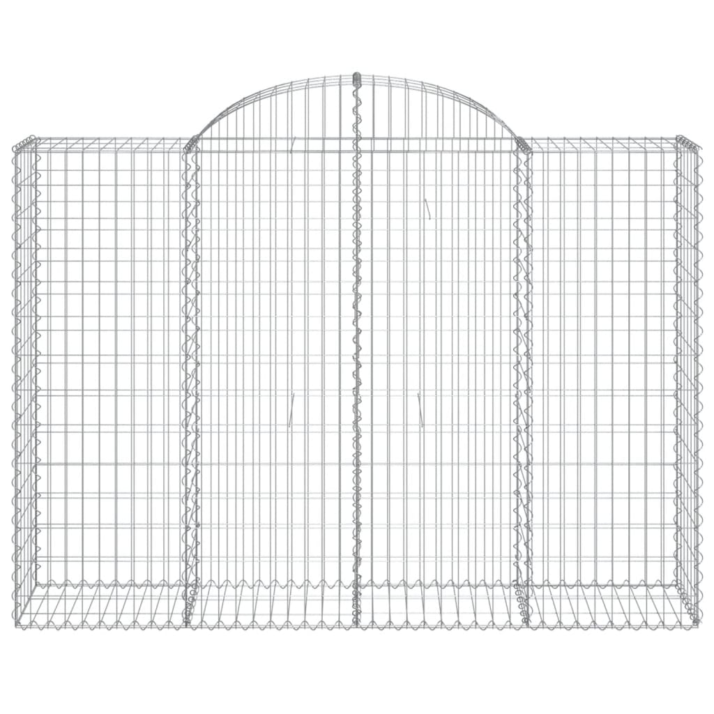 Cestas Gaviones 13 Uds Forma De Arco Hierro 200x50x140/160 Cm_3