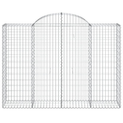 Cestas Gaviones 13 Uds Forma De Arco Hierro 200x50x140/160 Cm_3