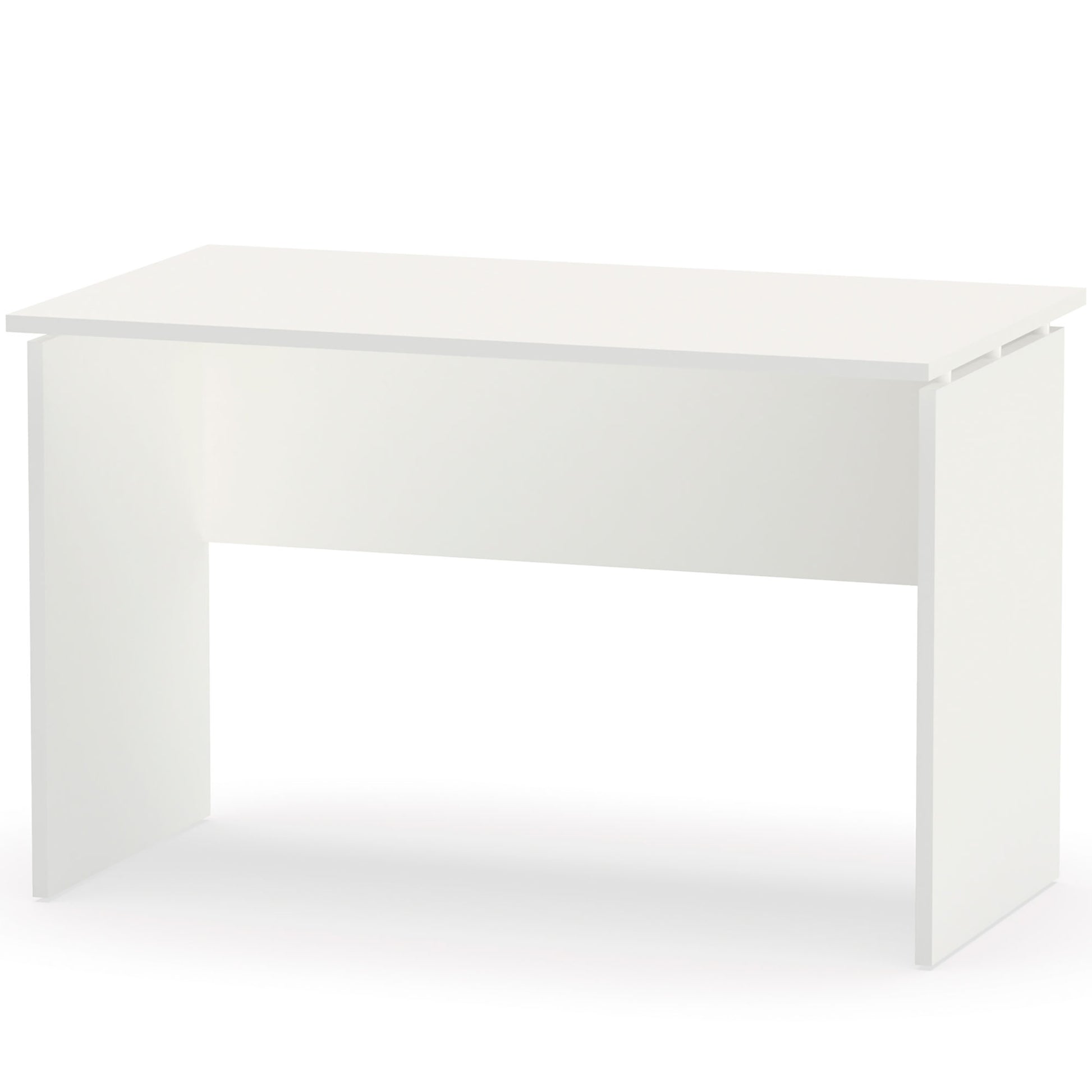 Escritorio, Mesa De Ordenador Oficina, Estudio 76 X 120 X 68 Cm, Despacho, Habitación, Desk, Briebe, Zenith, Blanco_3