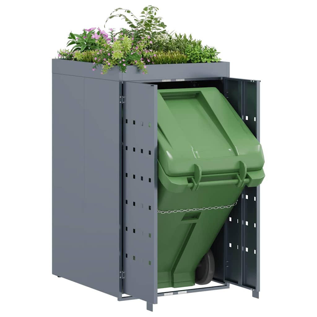 Almacenamiento Para Contenedor Rueda Con Techo Para Plantas Para Contenedor De 240l_2