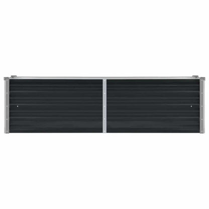 Arriate De Acero Galvanizado Gris Antracita 160x40x45 Cm_3