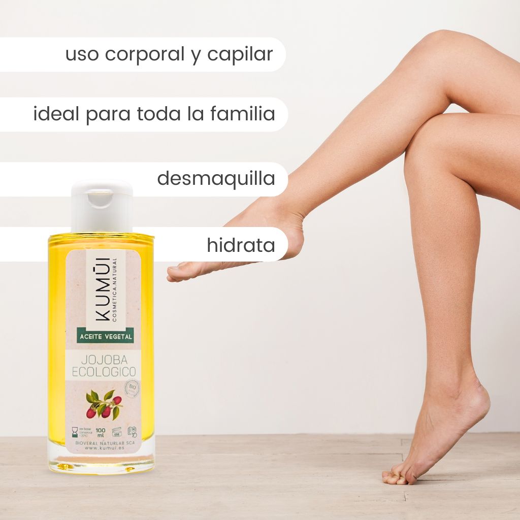 Aceite De Jojoba Bio 100% Puro Multiusos Para Cara, Cuerpo Y Cabello KUMUI 100ml_1