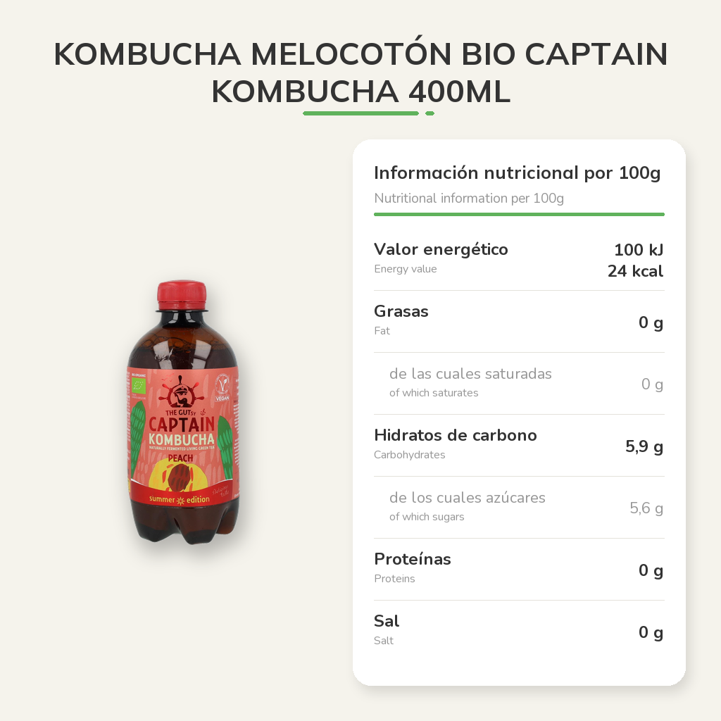 Información nutricional