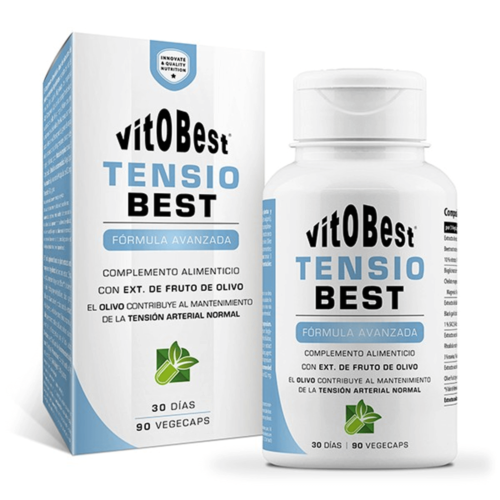 Tensiobest - 90 Cápsulas Vegetales - Sistema Circulatorio - Vitobest_0