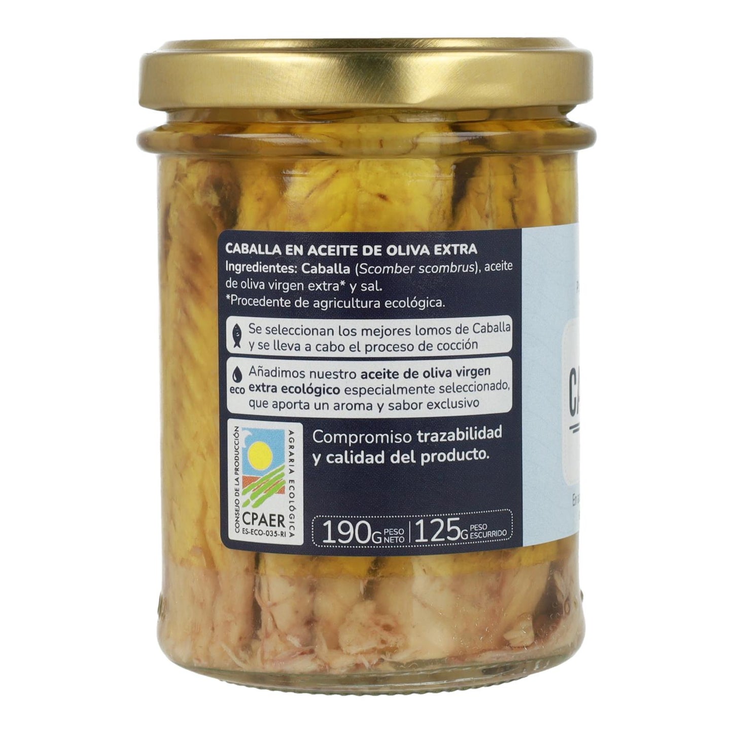 Pack 12x Mackerel in Organic Olive Oil Planeta Huerto 190 g