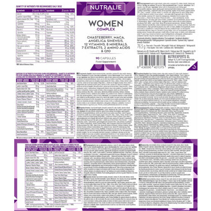 Nutralie Complex + Q10 Atividade Hormonal 90 Cápsulas