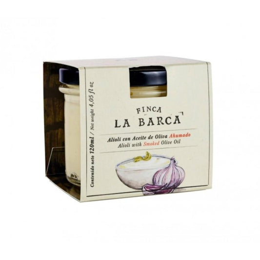 Alioli com azeite fumado e alho Finca la Barca 120ml