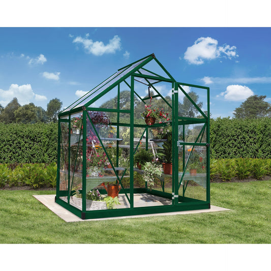 Estufa Harmony 126x185x208 cm verde 