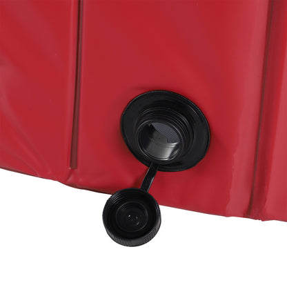 Pawhut Piscina Plegable Para Perros Gatos Bañera Portátil Antideslizante_4