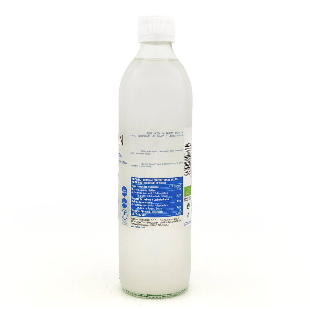 Bebida Probiótica Bionsan Agua Limón Eco Bionsan 500ml_1
