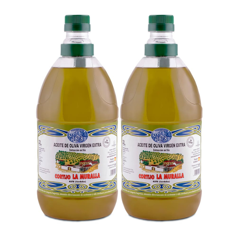 Cortijo La Muralla | Aceite De Oliva Virgen Extra | Variedad Arbequina | Botella 2 L (caja De 2)_0