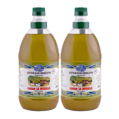 Cortijo La Muralla | Aceite De Oliva Virgen Extra | Variedad Arbequina | Botella 2 L (caja De 2)_0