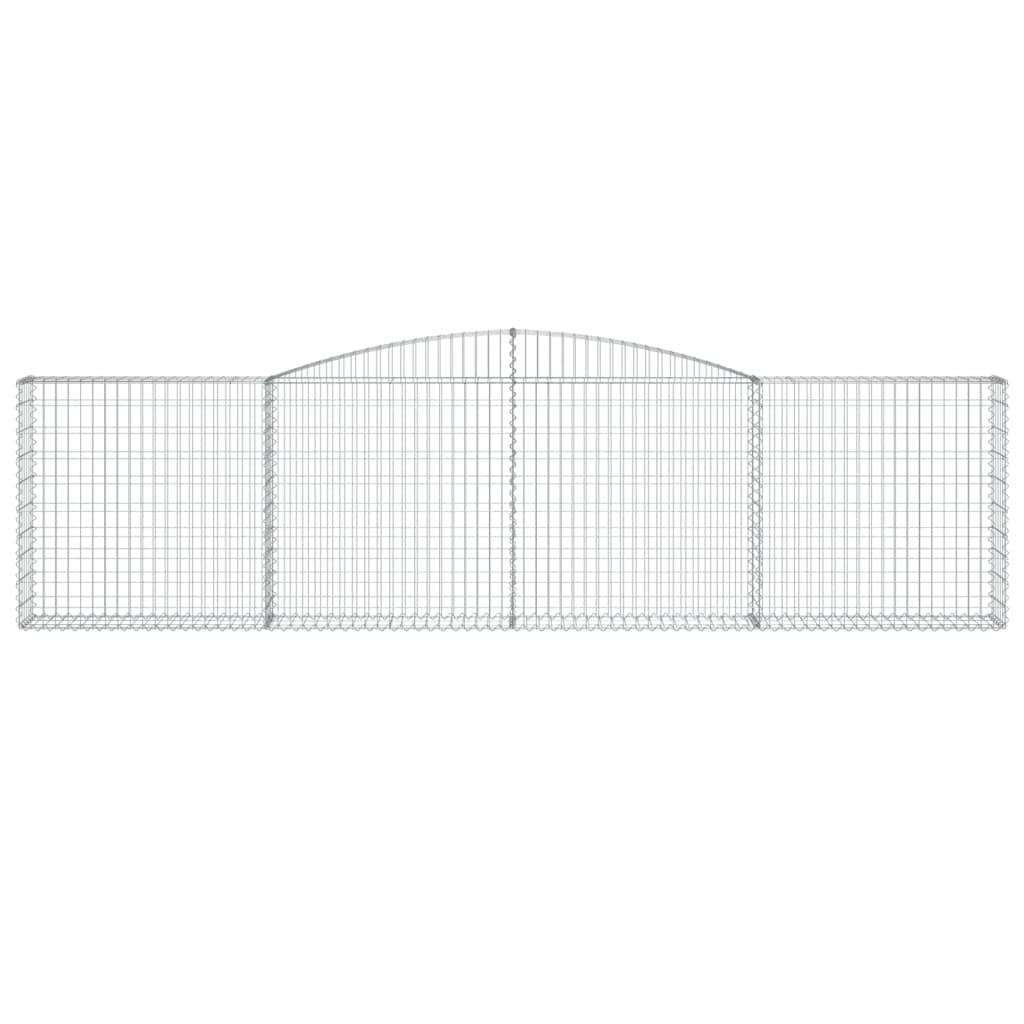 Cestas De Gaviones 10 Uds Forma De Arco Hierro 400x30x100/120cm_3