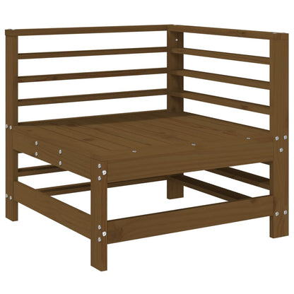 Vidaxl Juego Muebles De Jardín 6 Piezas Madera Maciza Pino Marrón Miel_3
