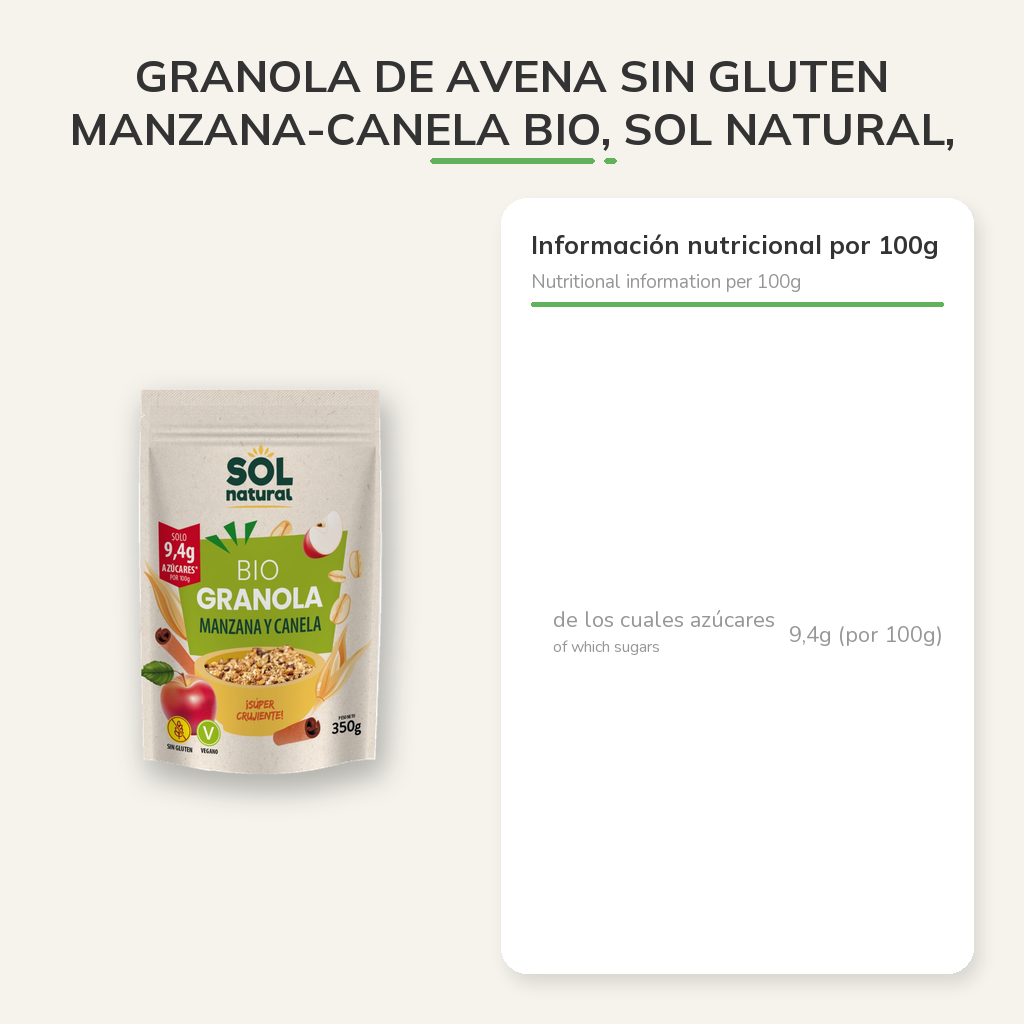Información nutricional